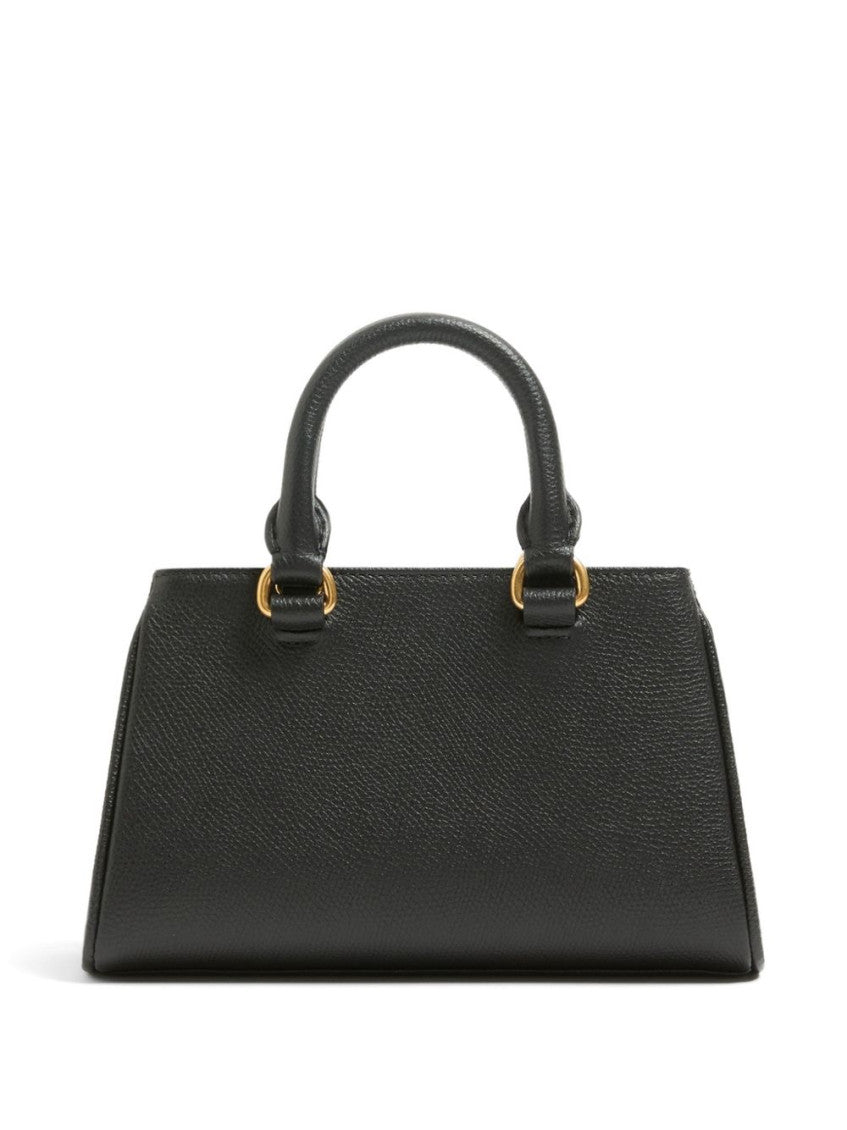 Black VLogo Mini Satchel 3