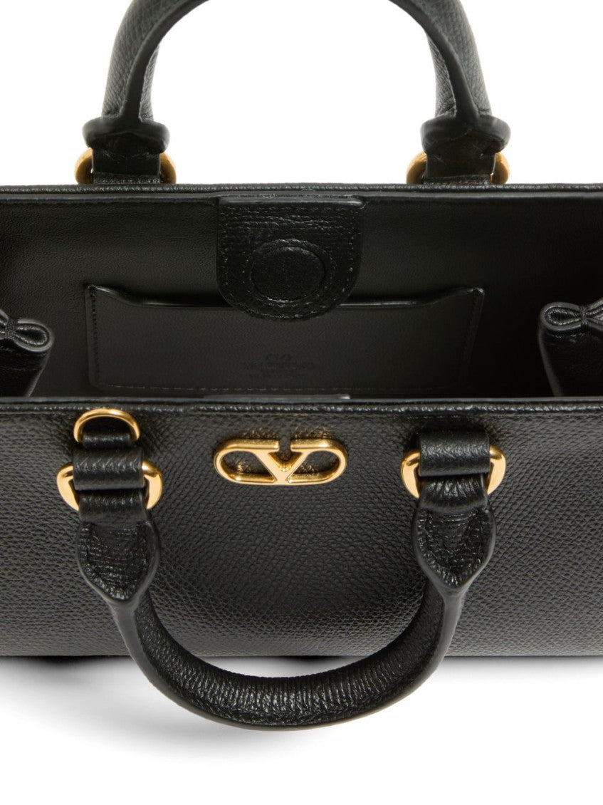 Black VLogo Mini Satchel 4