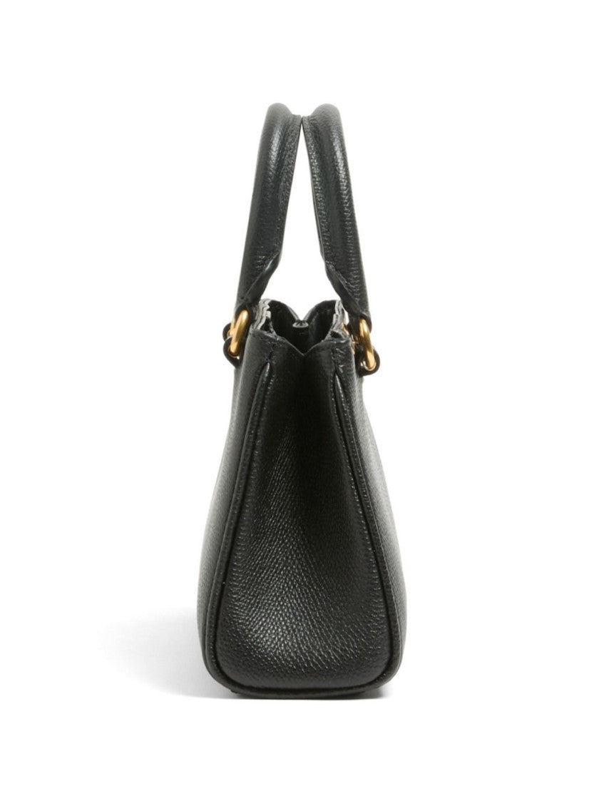 Black VLogo Mini Satchel 5