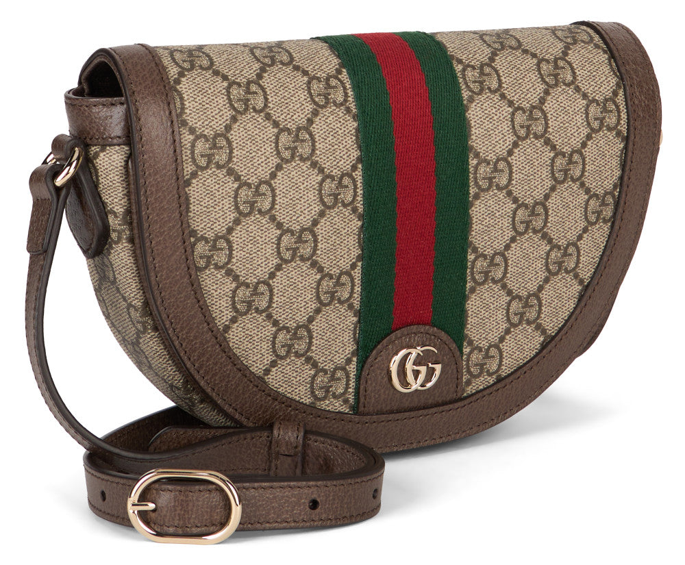 Beige Ophidia Small Shoulder Bag 2