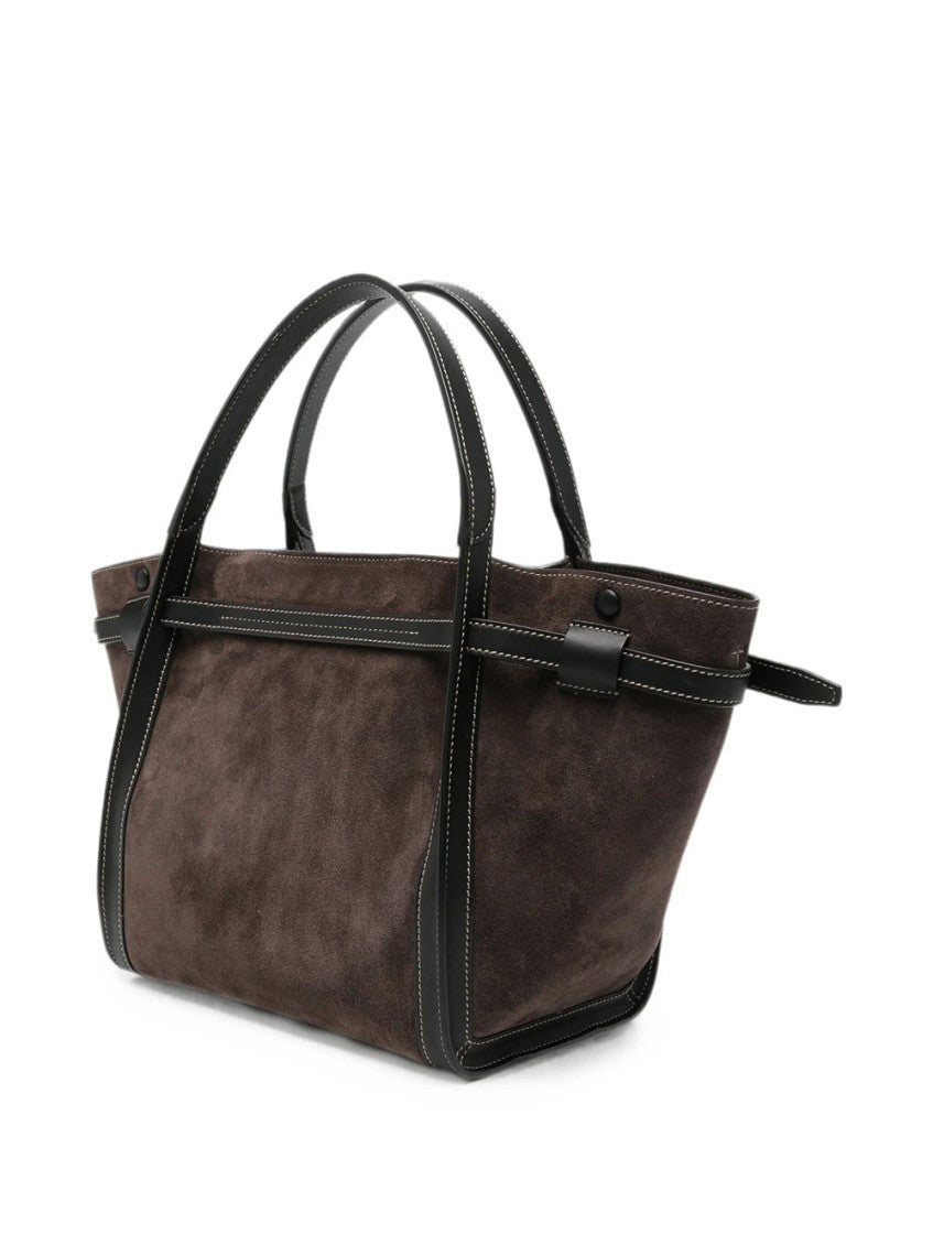 Brown T Timeless Small Tote 2