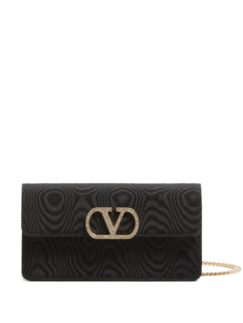 Black VLogo Small Crossbody Bag 1