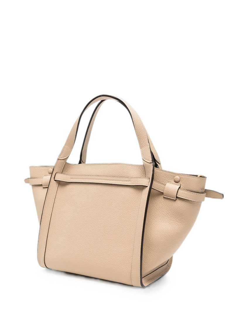 Beige T Timeless Small Tote 2