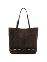 Brown Rockstud Medium Tote 1