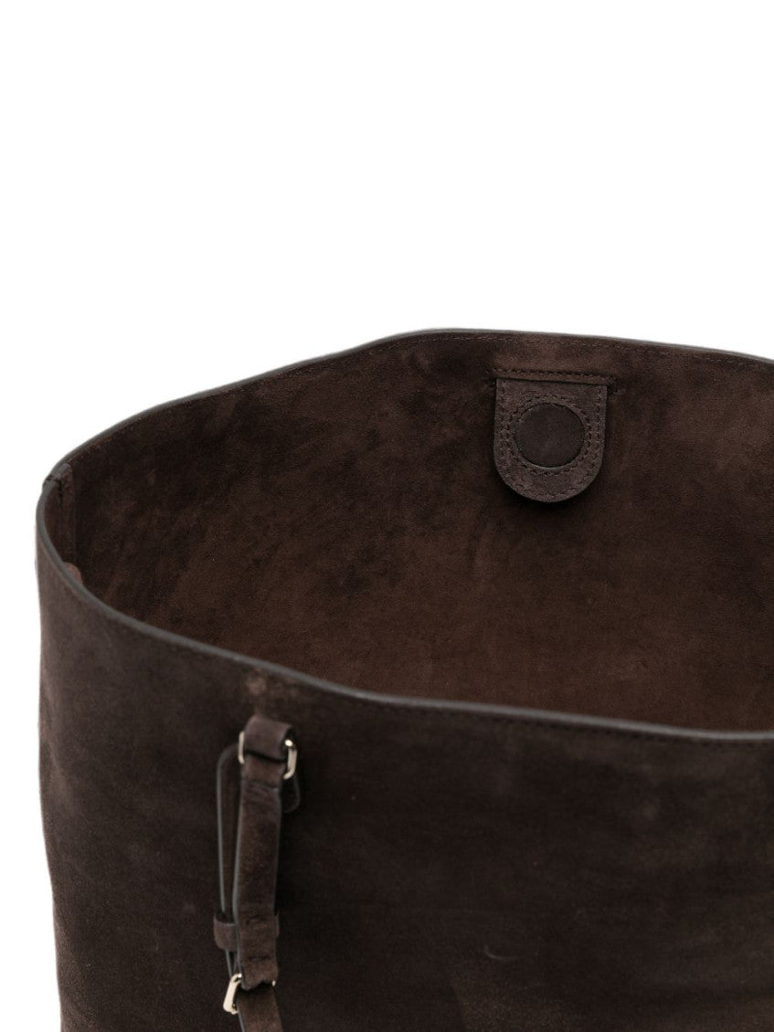 Brown Rockstud Medium Tote 3