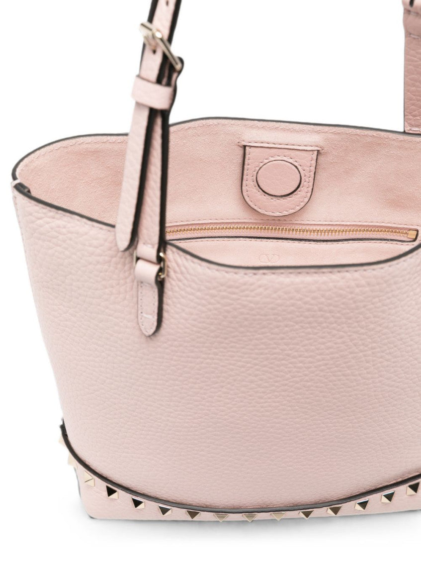 Light Pink Rockstud Small Tote 3