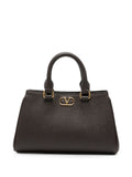 Dark Brown VLogo Mini Satchel 1