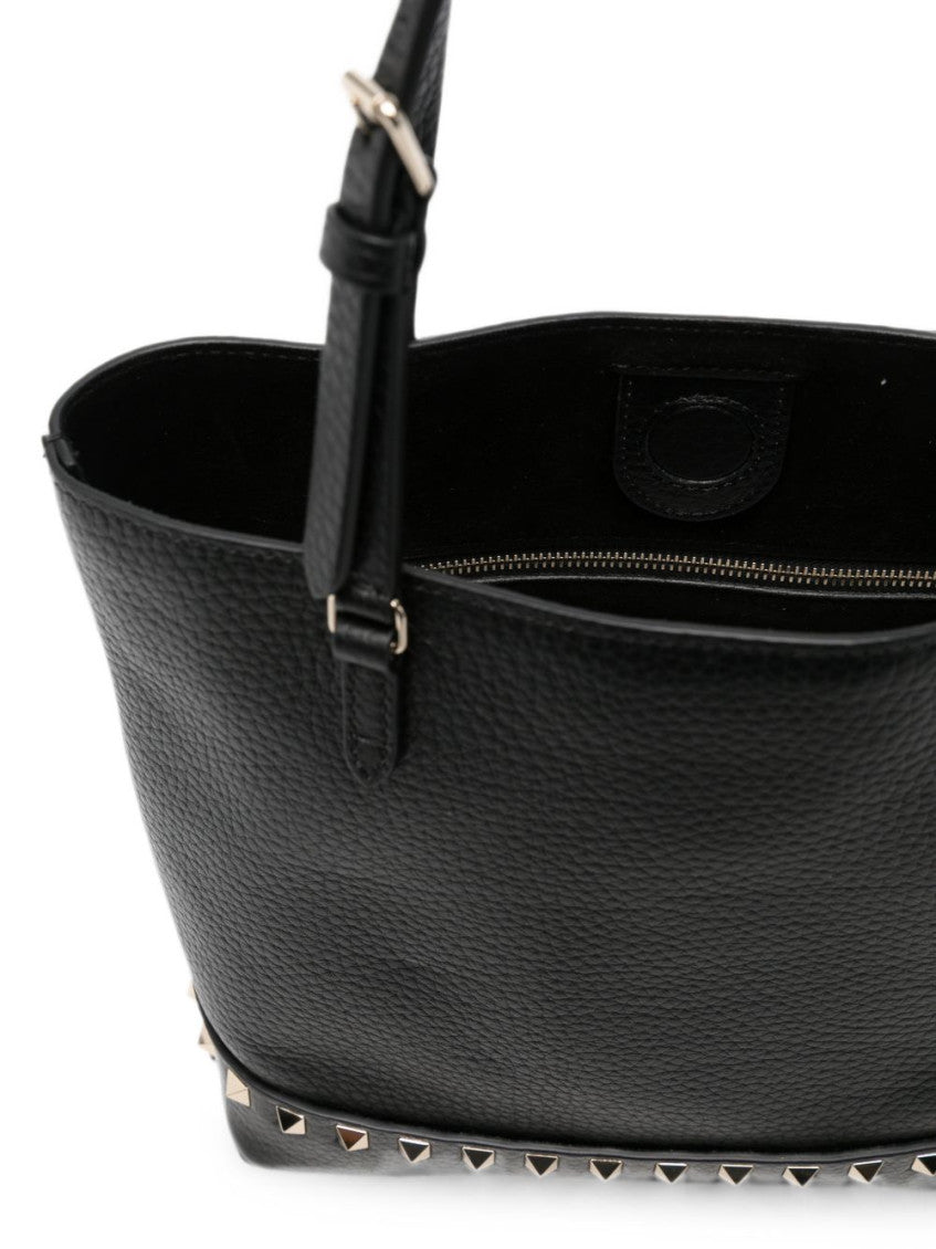 Black Rockstud Small Tote 3