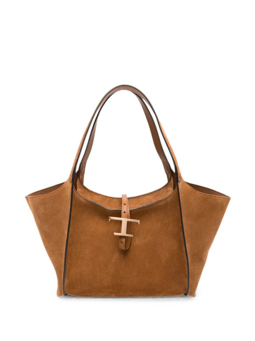 Brown T-Timeless Small Tote 1