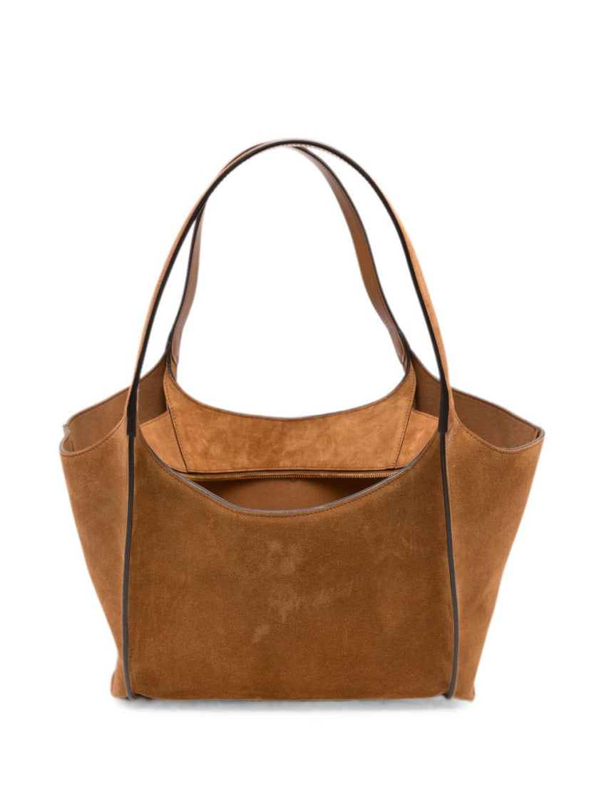 Brown T-Timeless Small Tote 3