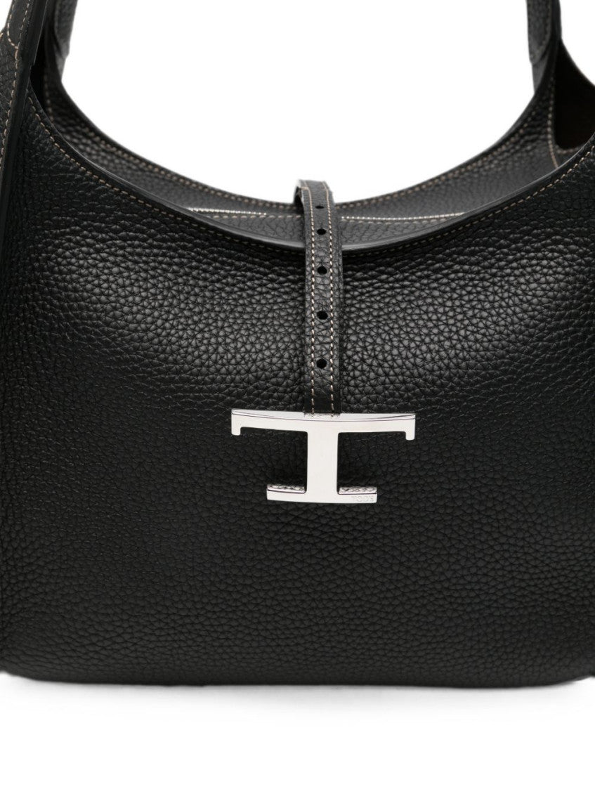 Black T-Timeless Small Tote 4