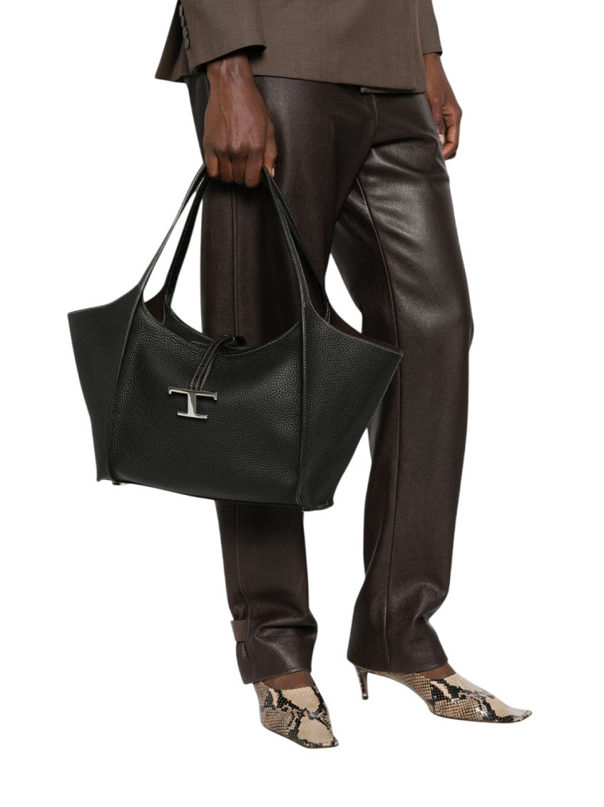 Black T-Timeless Small Tote 5
