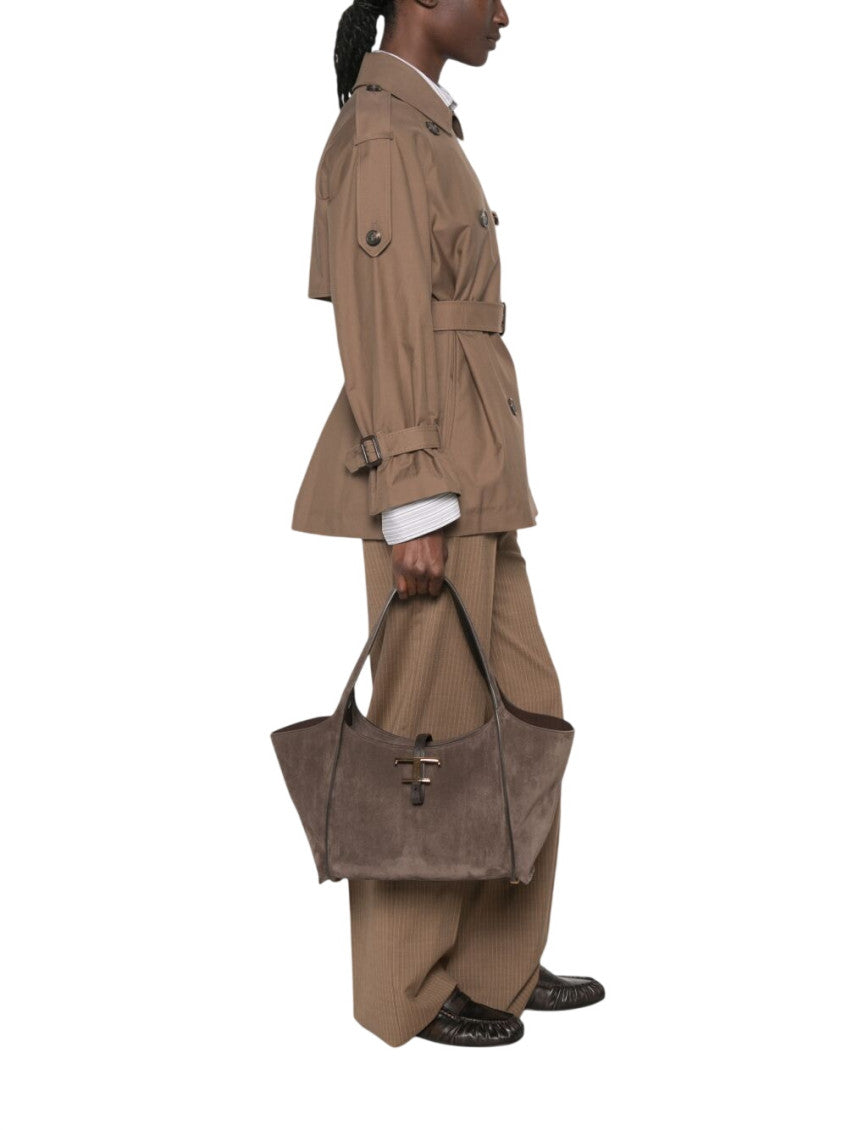 Dark Brown T-Timeless Small Tote 5