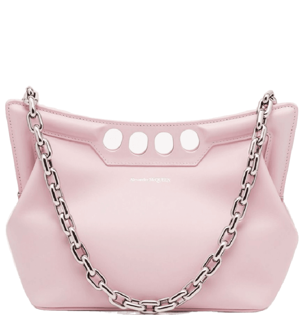 Light Pink Peak Medium Shoulder Bag 1