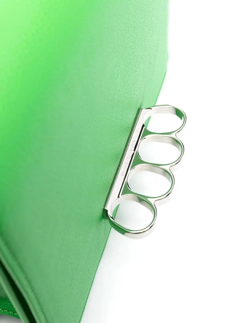 Green Four Ring Small Crossbody Bag 4