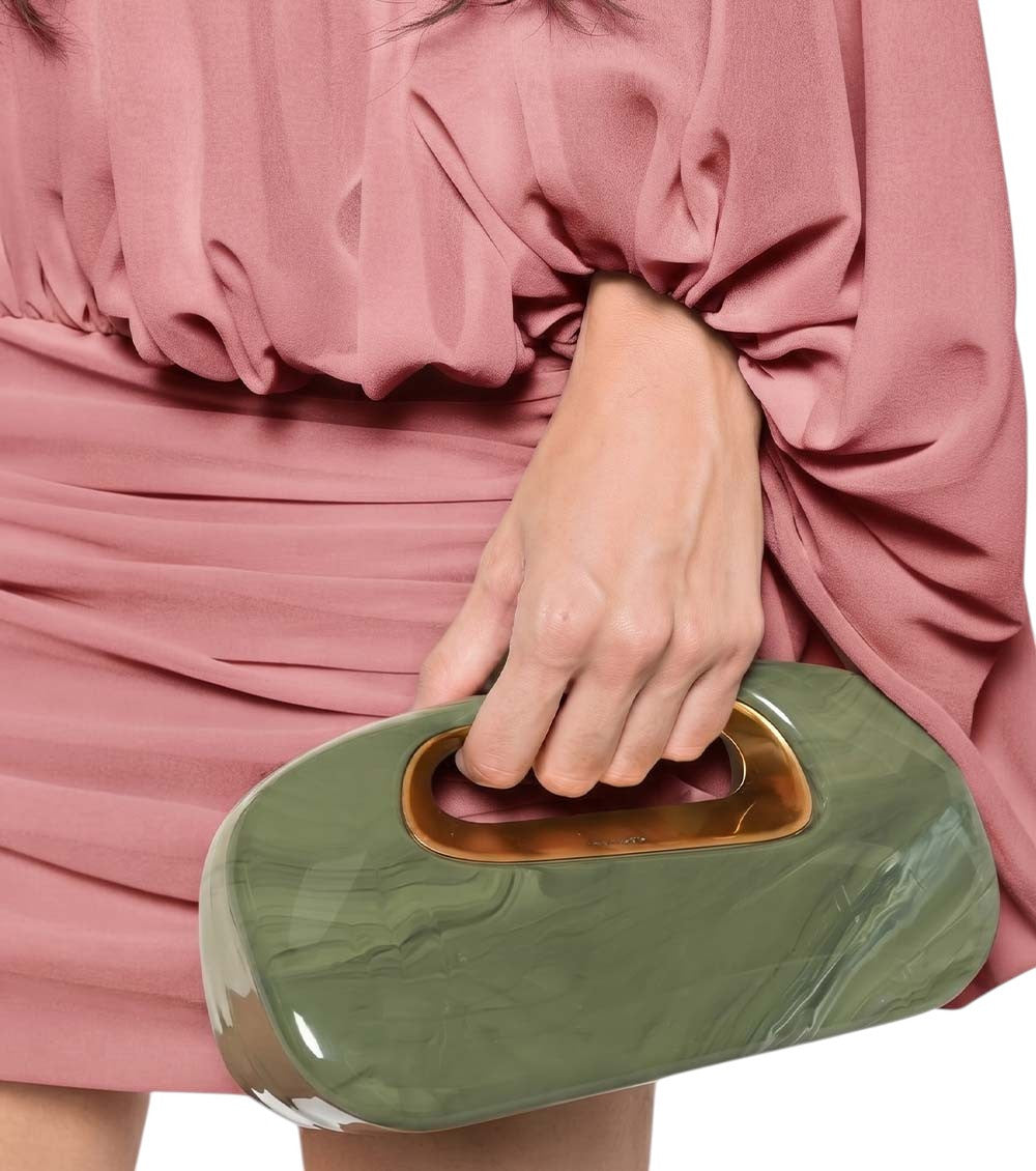 Green Amara Clutch 4