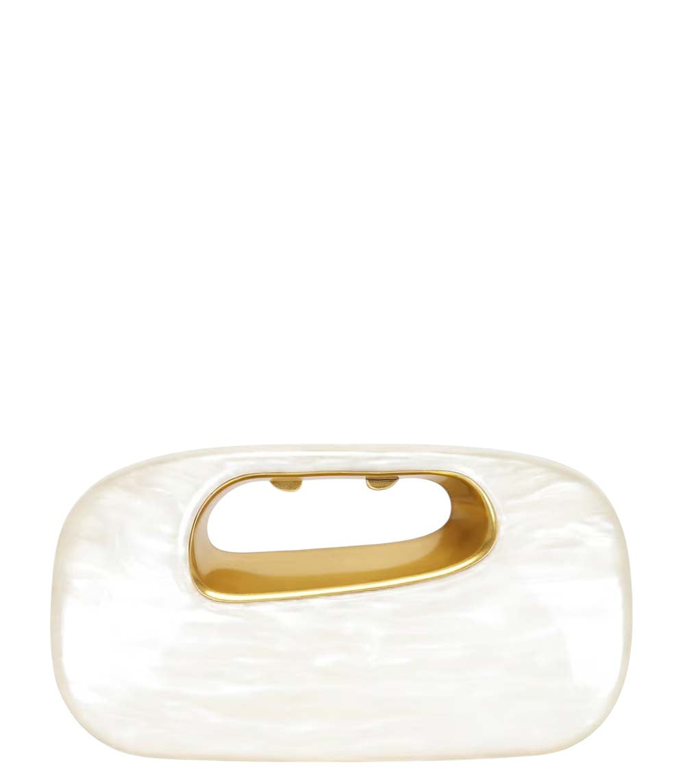 White Amara Clutch 2