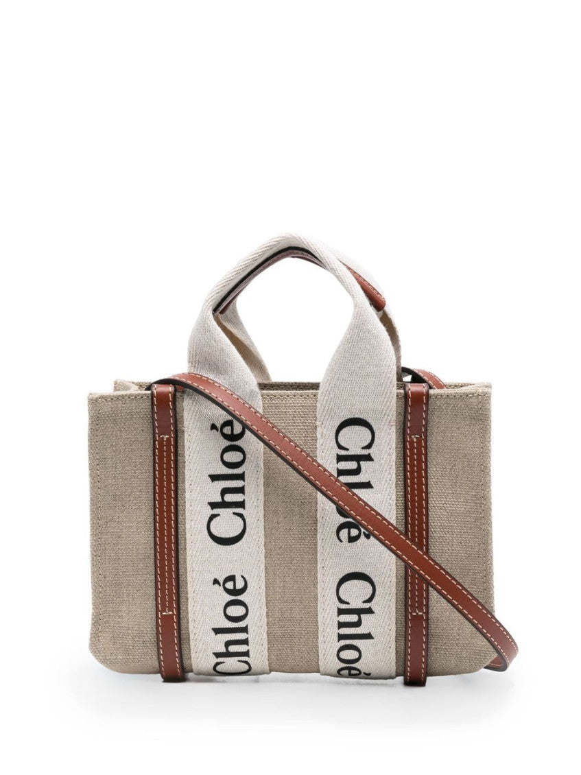 Beige Woody Mini Tote 1