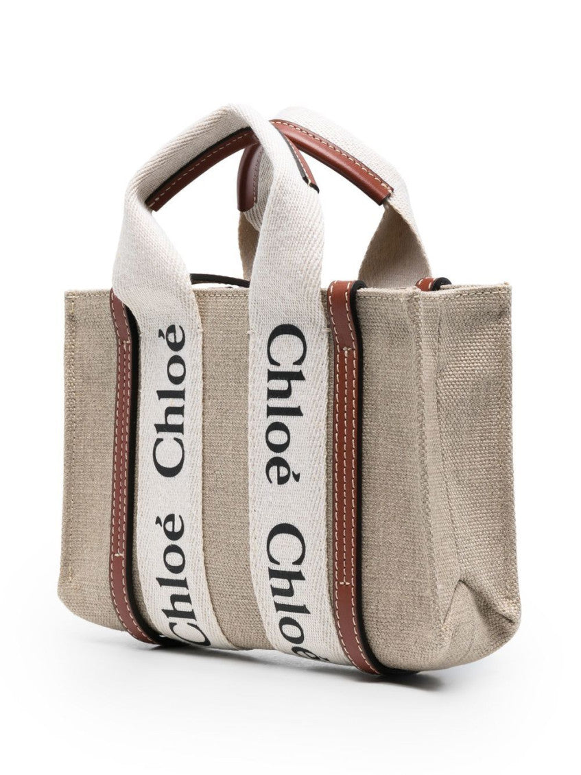 Beige Woody Mini Tote 2