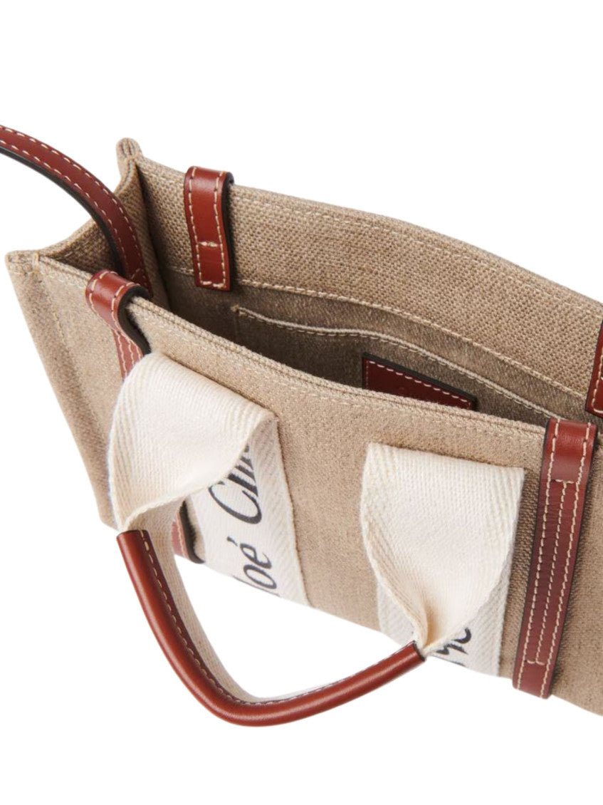 Beige Woody Mini Tote 3