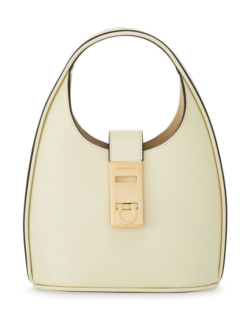 White Gancini Mini Hobo 1