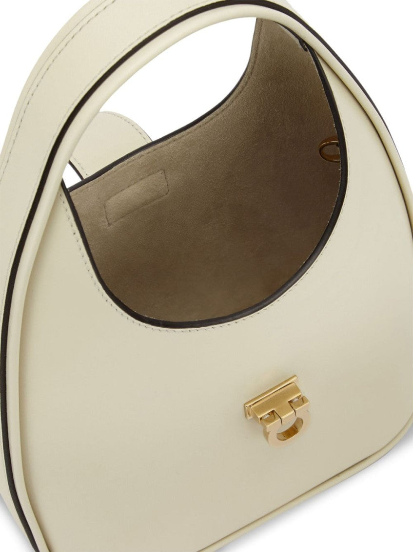 White Gancini Mini Hobo 2