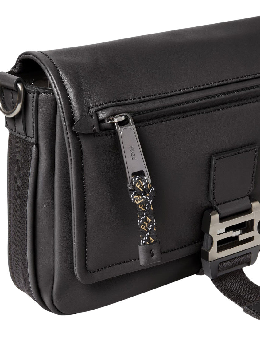 Black Flux Medium Messenger Bag 3