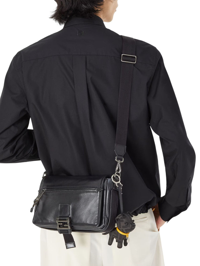 Black Flux Medium Messenger Bag 4