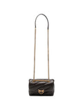 Dark Brown Love Puff Small Shoulder Bag 1