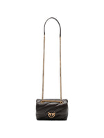 Dark Brown Love Puff Small Shoulder Bag 1