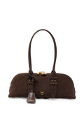 Dark Brown Escape Large Shoulder Bag 1