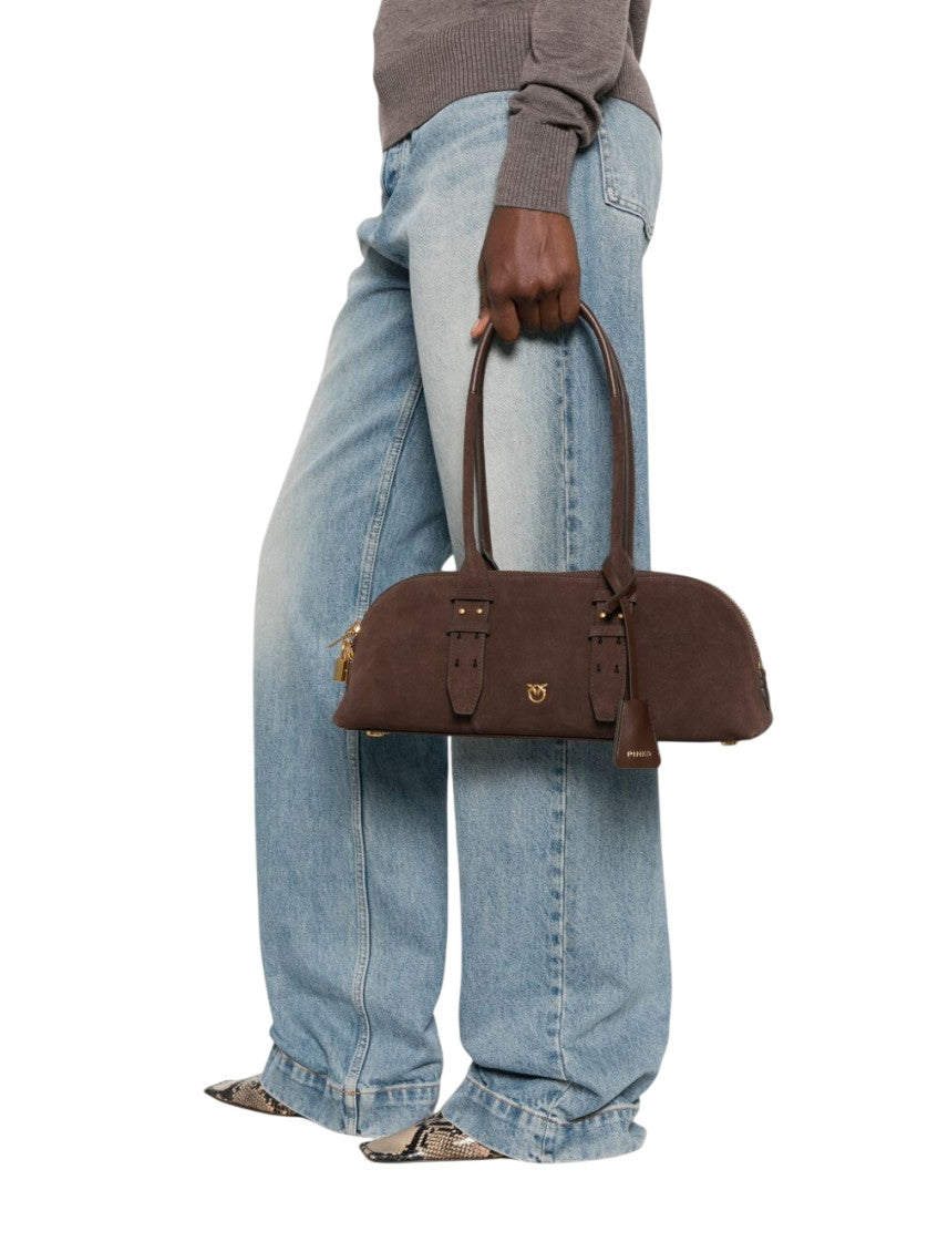 Dark Brown Escape Large Shoulder Bag 5