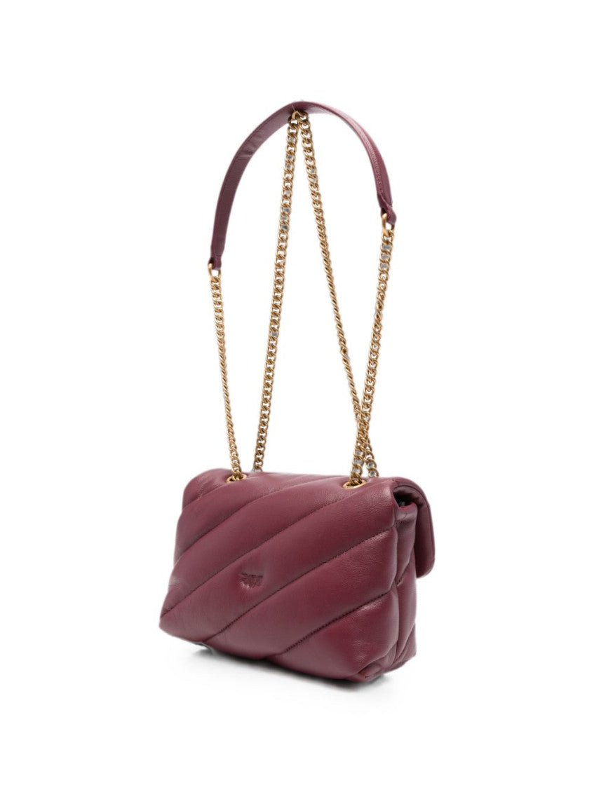 Maroon Love Puff Mini Shoulder Bag 2