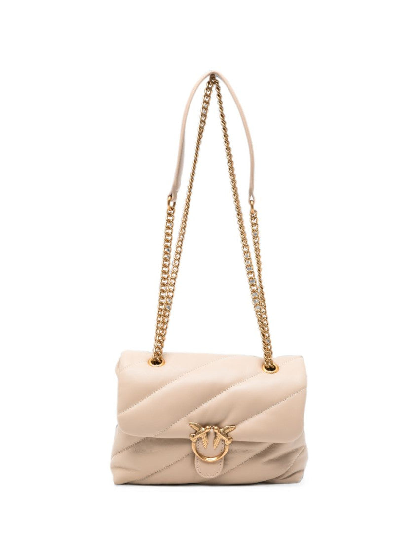 Beige Love Puff Mini Shoulder Bag 1