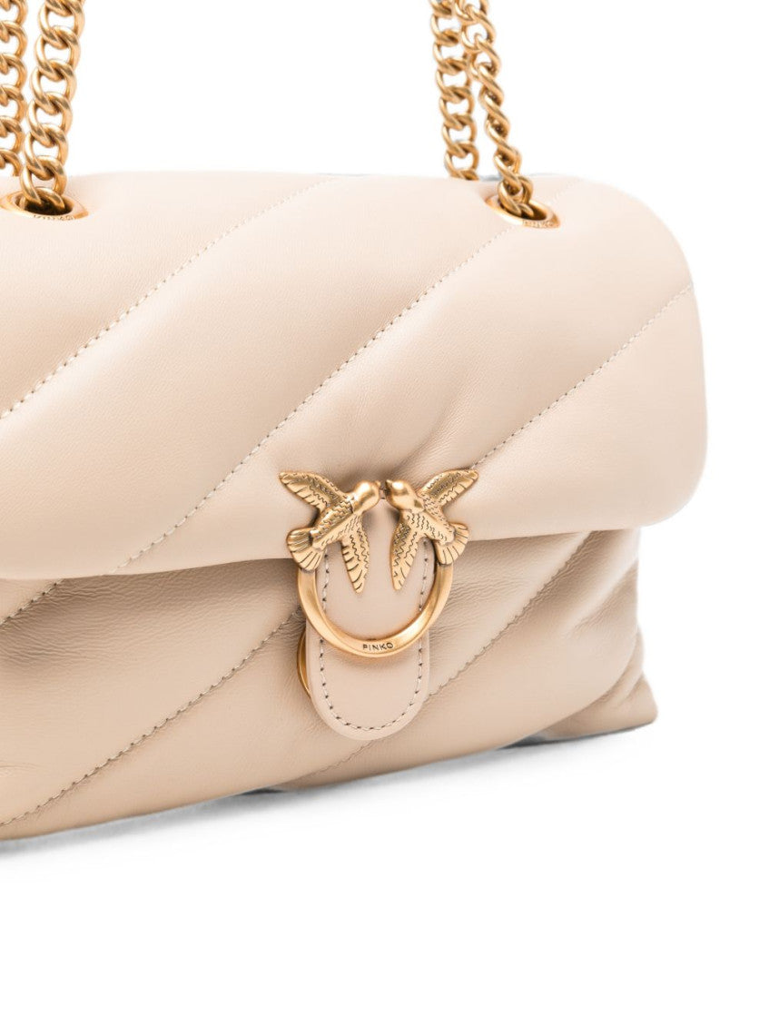Beige Love Puff Mini Shoulder Bag 4