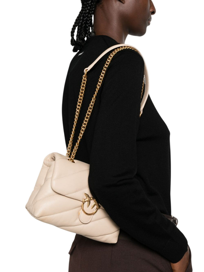 Beige Love Puff Mini Shoulder Bag 5