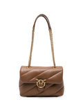 Brown Love Birds Small Shoulder Bag 1