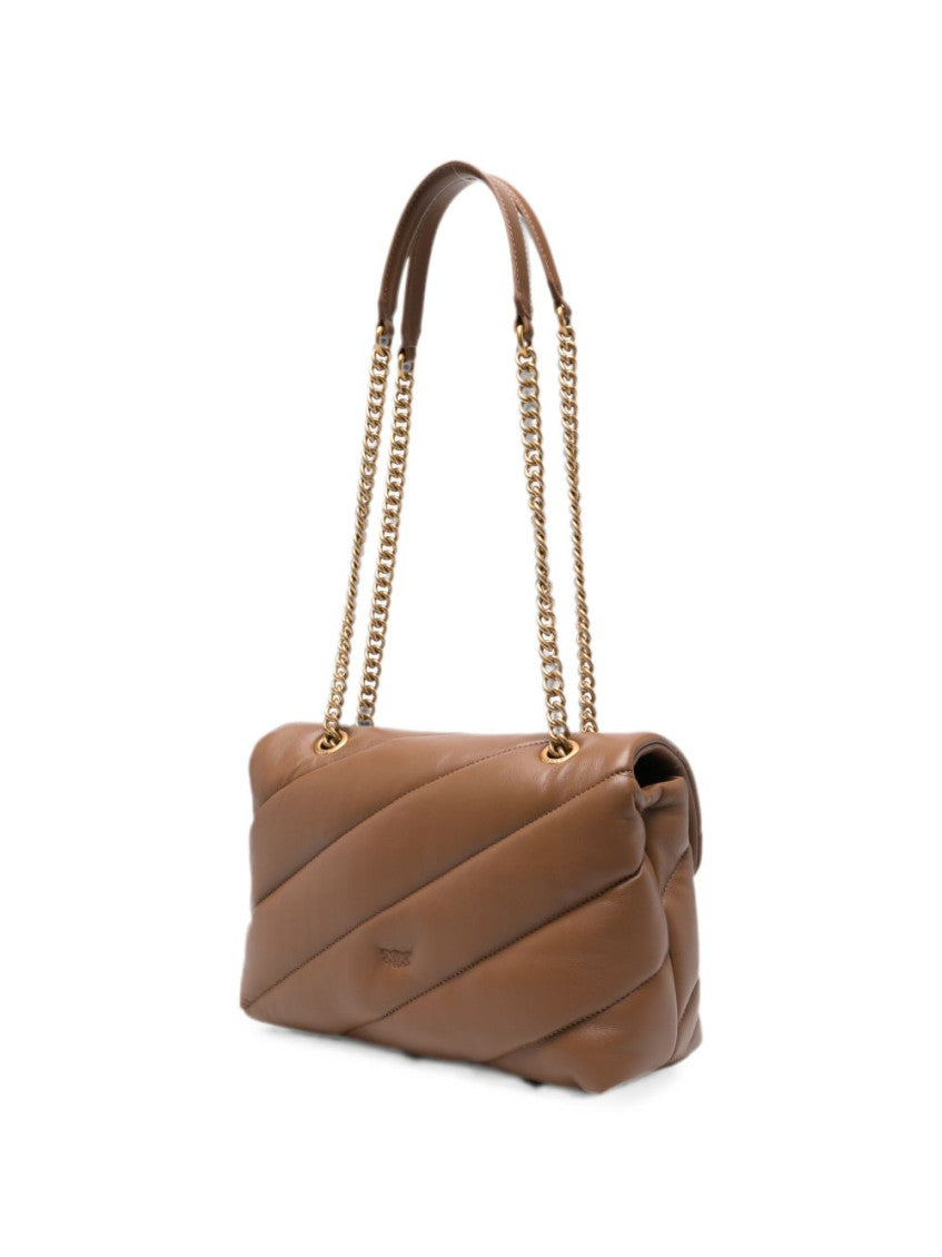 Brown Love Birds Small Shoulder Bag 2