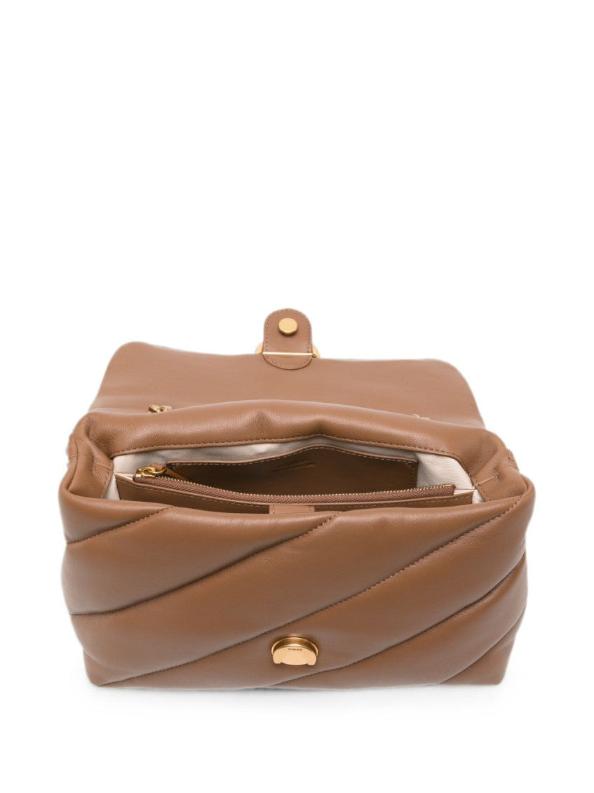 Brown Love Birds Small Shoulder Bag 3