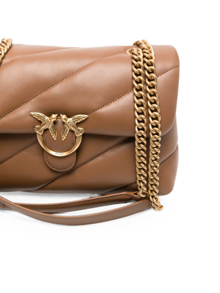 Brown Love Birds Small Shoulder Bag 4
