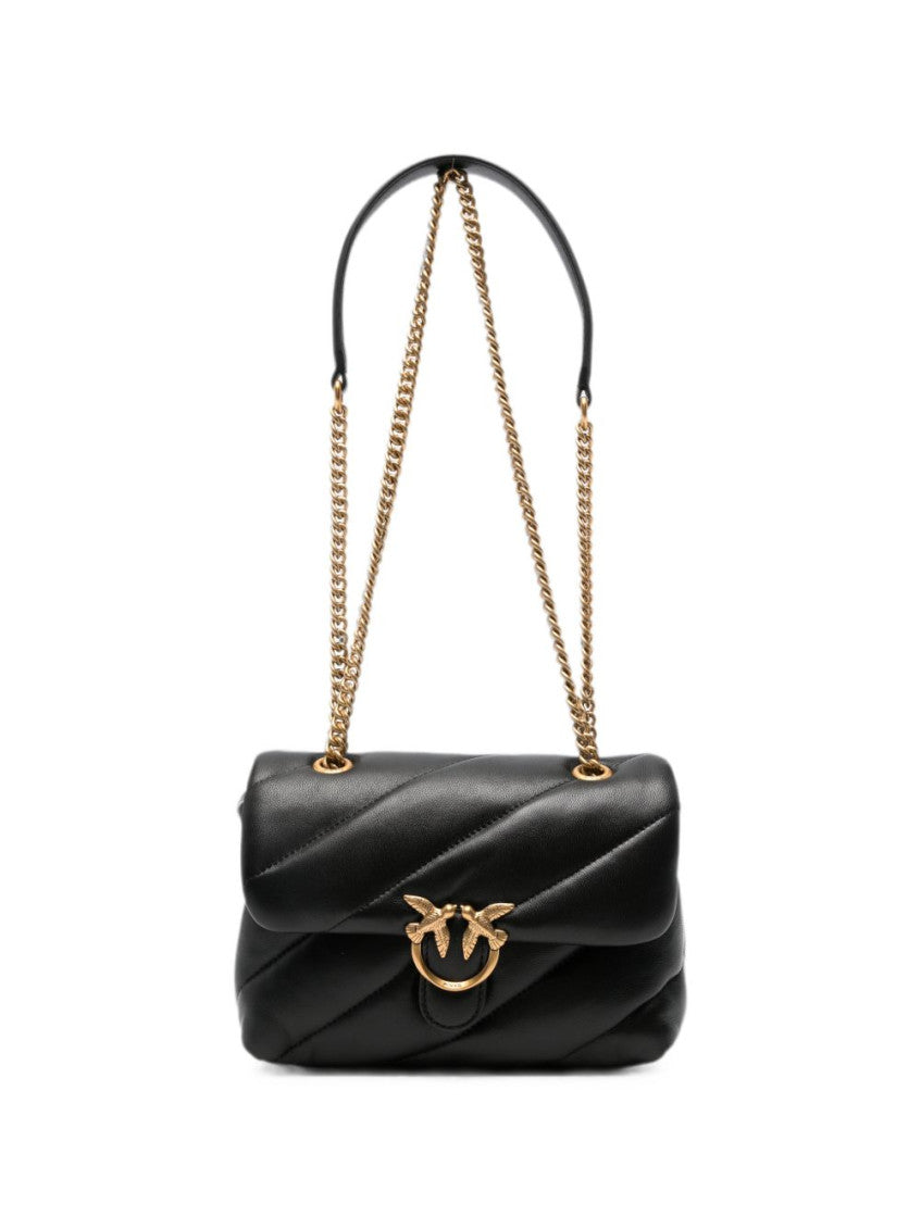Black Love Birds Mini Shoulder Bag 1