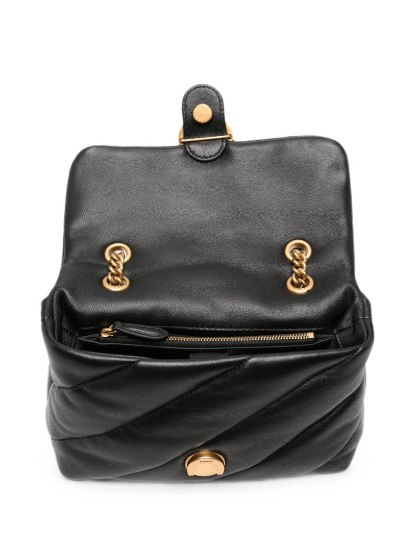 Black Love Birds Mini Shoulder Bag 3
