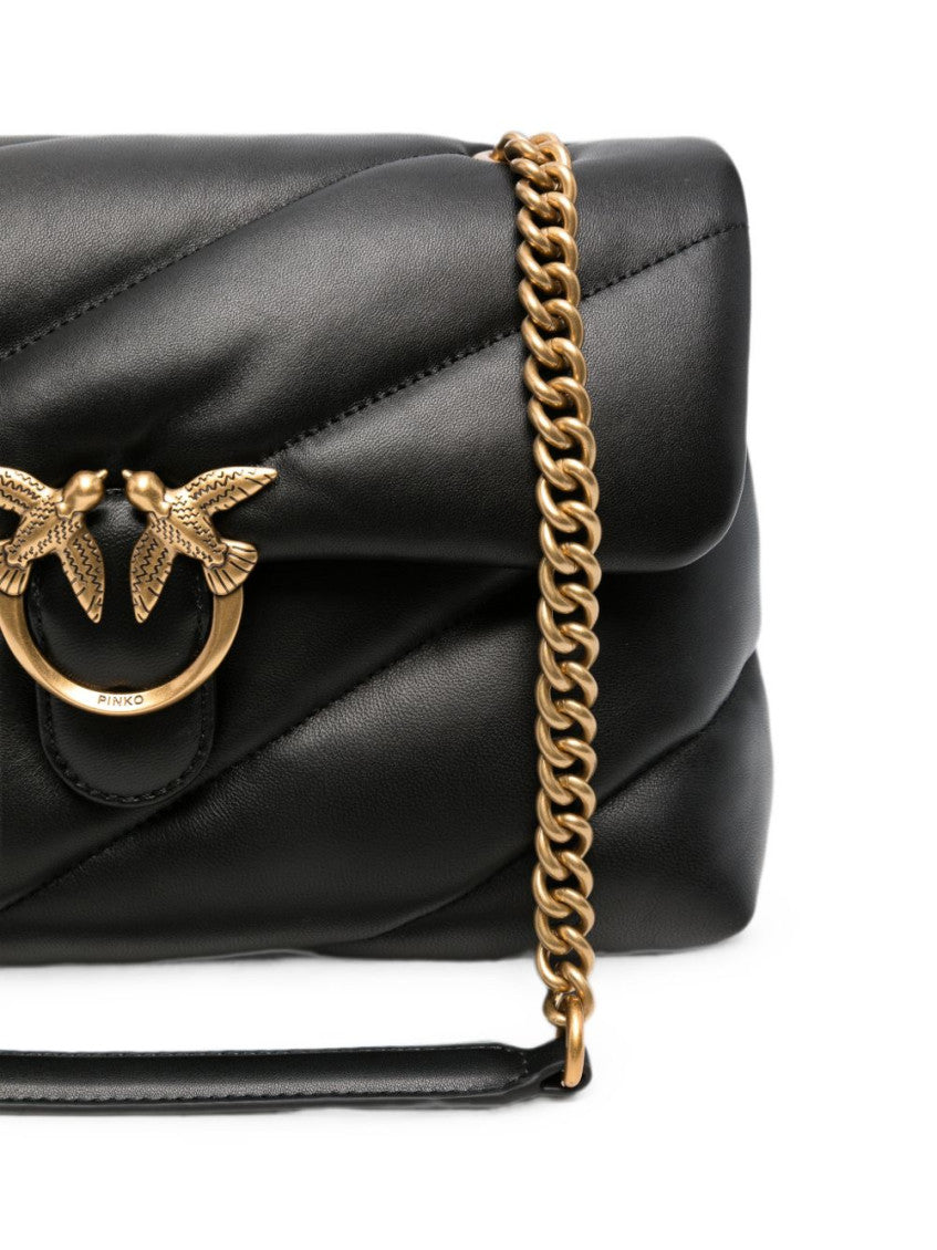 Black Love Birds Small Shoulder Bag 4