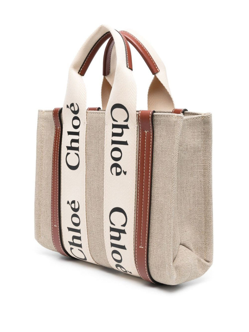 Beige Woody Small Tote 2