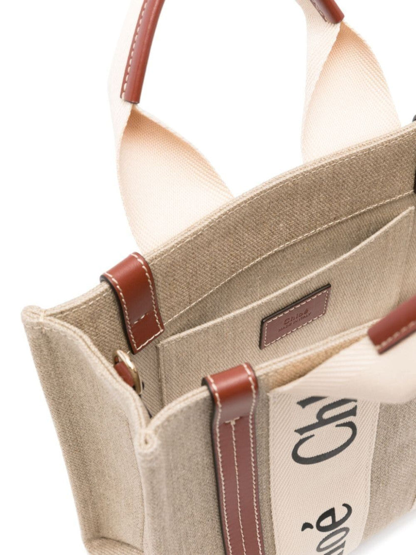 Beige Woody Small Tote 3