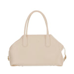 Light Cream Talia Medium Satchel 1