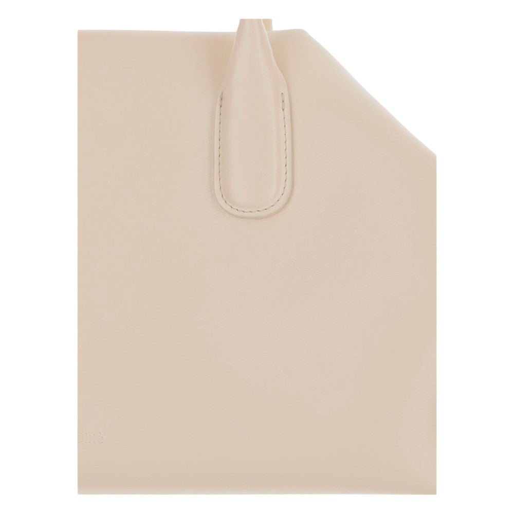 Light Cream Talia Medium Satchel 5