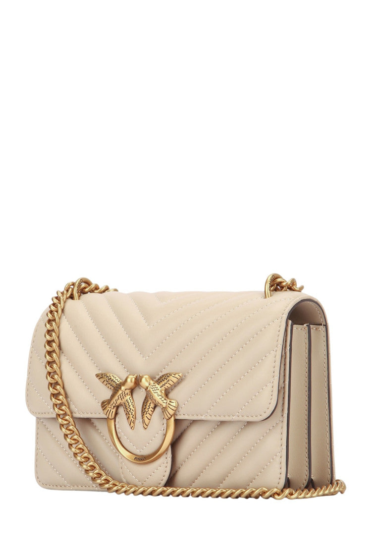 Beige Love Small Shoulder Bag 2