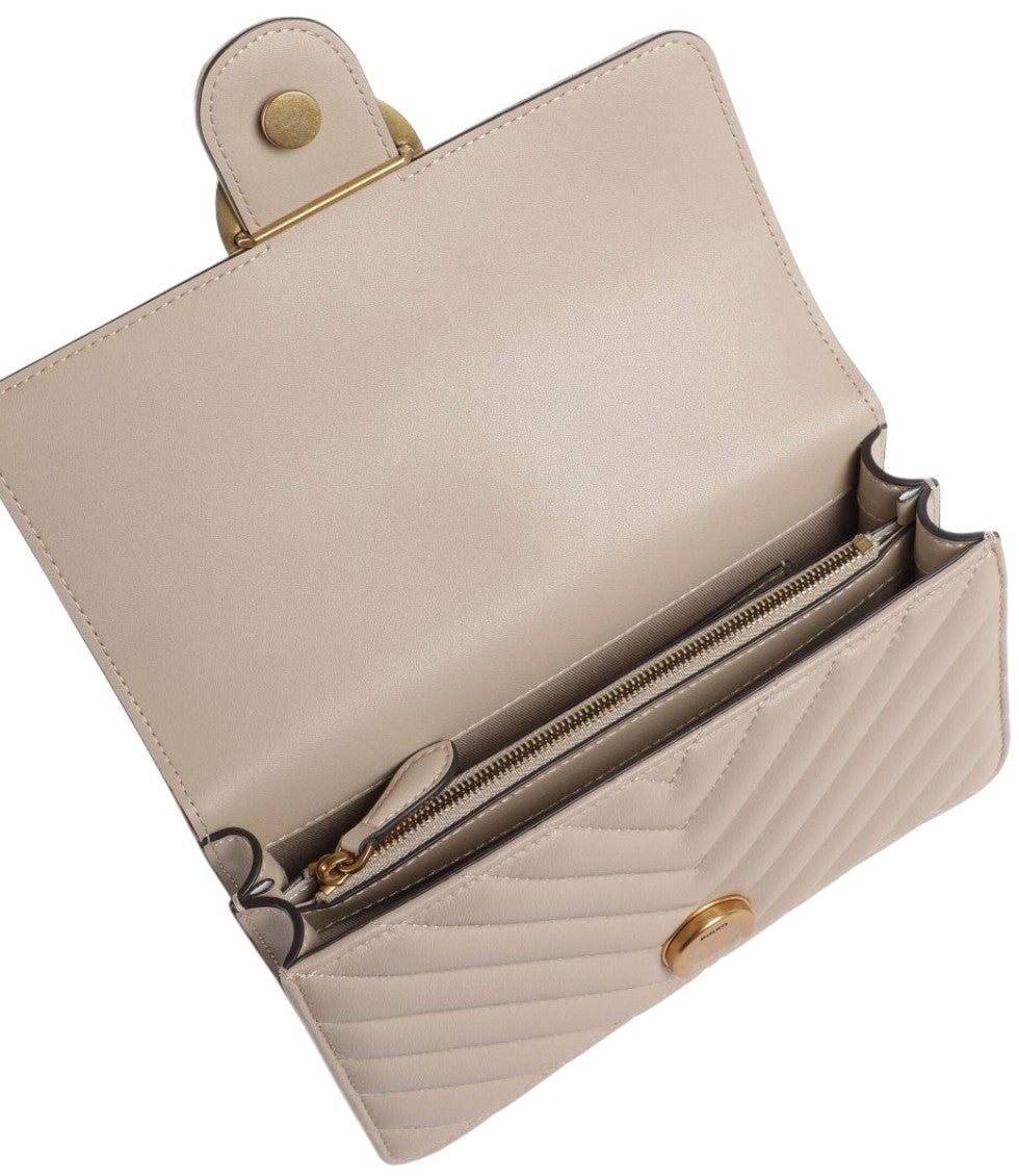 Beige Love Small Shoulder Bag 3