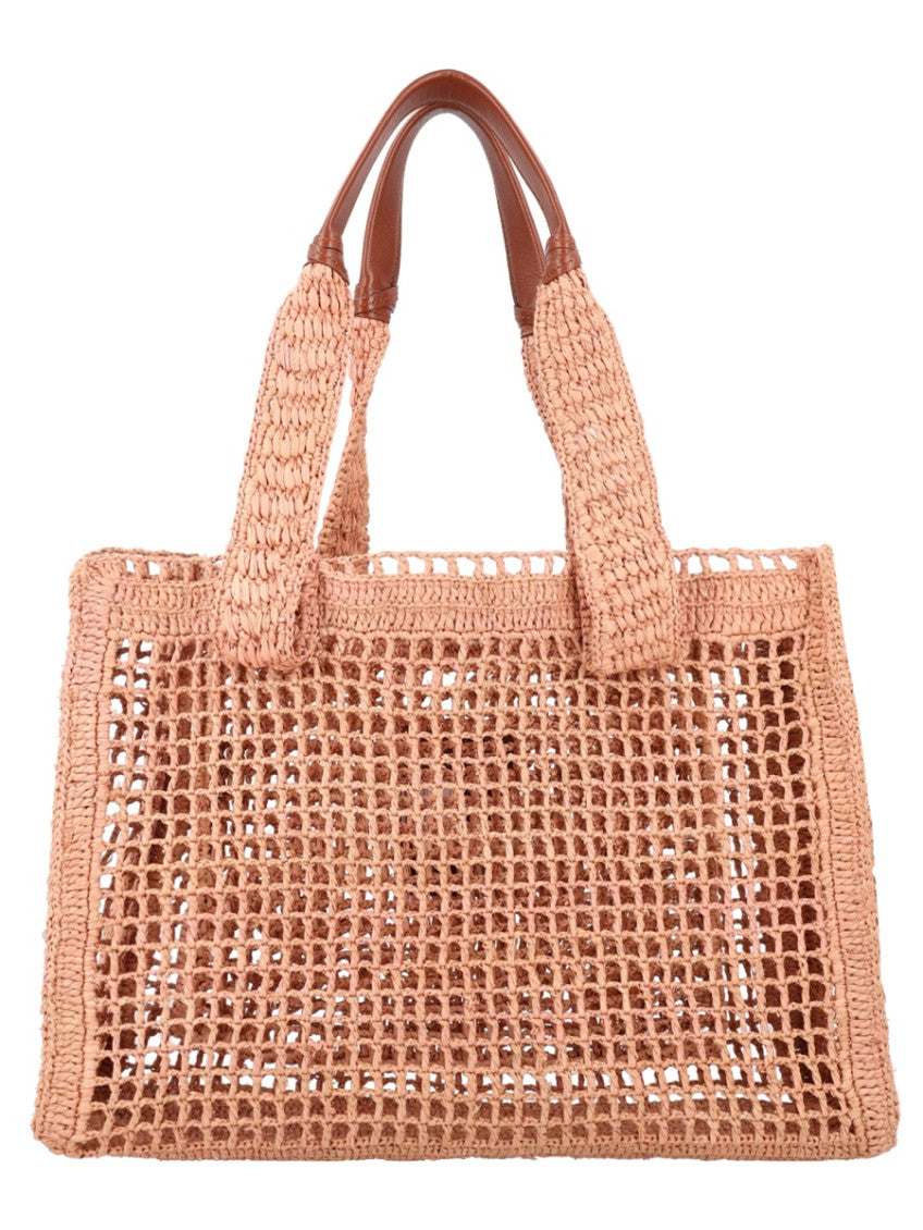 Beige Summer Banana Large Tote 2